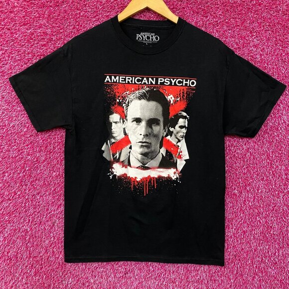 American Psycho Trio Horror Movie T-Shirt Size Large - Picture 1 of 4